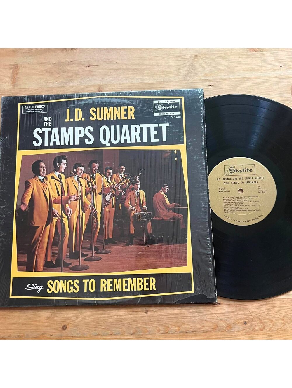 J.D. Sumner and The Stamps Quartet - Songs to Remember 33rpm VG+ VR17